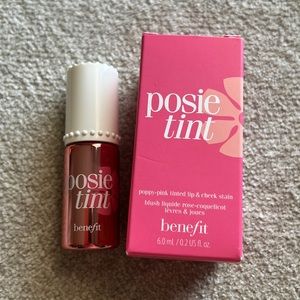 NIB Benefit Posie Tint Poppy Pink Tinted Lip & Cheek Stain 6ml